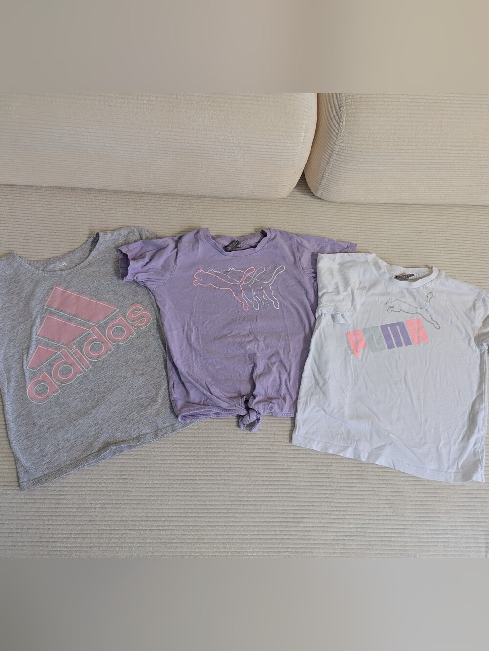 Girls Active Wear Tee Set
